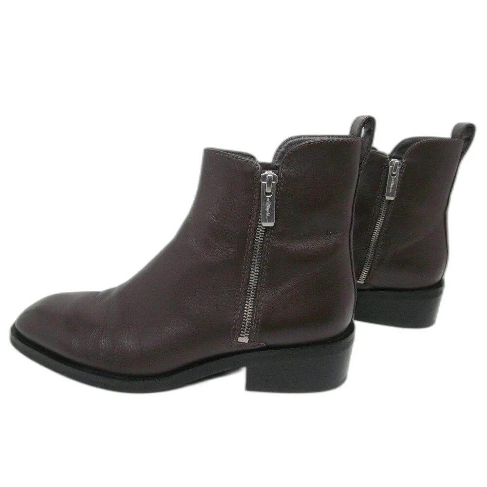 3.1 Phillip Lim Alexa  Leather Ankle Boots Size US 9.5  EU 40
